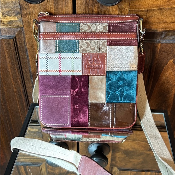 Coach Multicolor Patchwork Shoulder Bag - Picture 1 of 15
